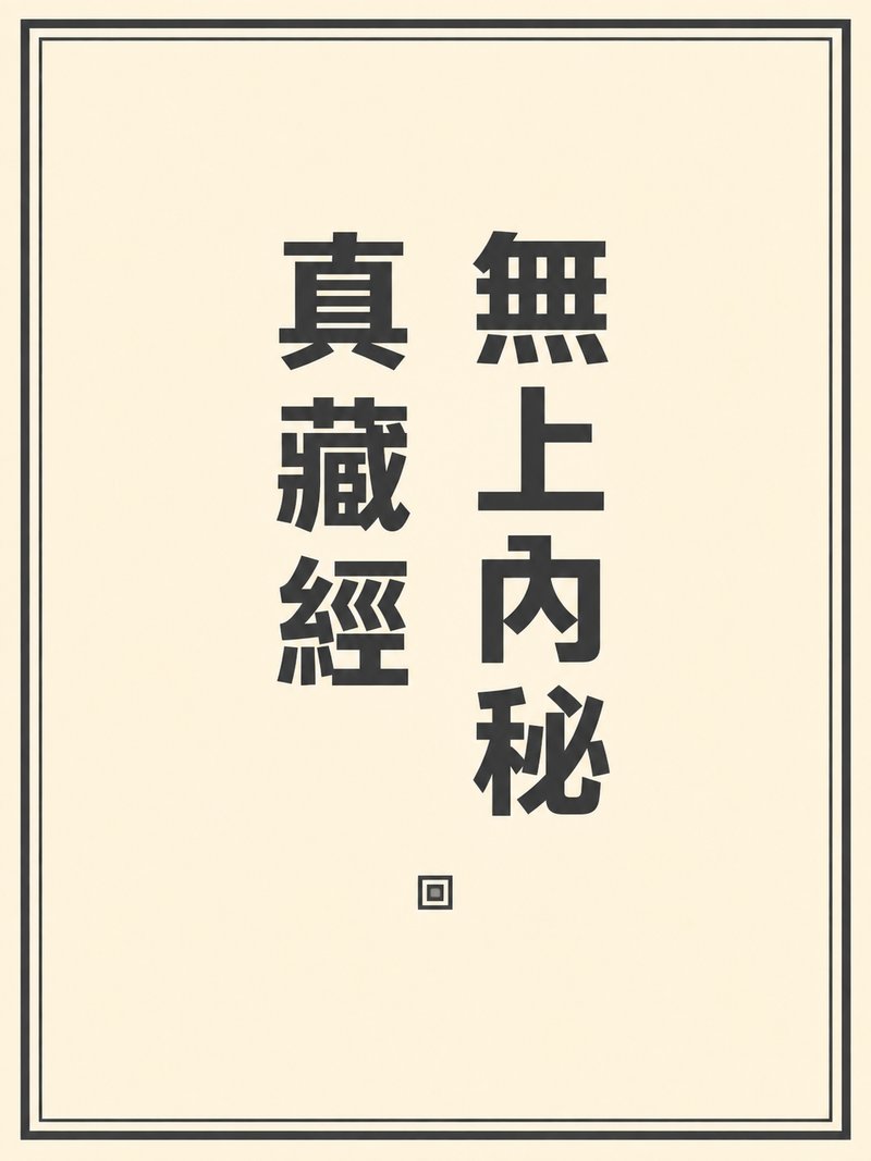 无上内秘真藏经