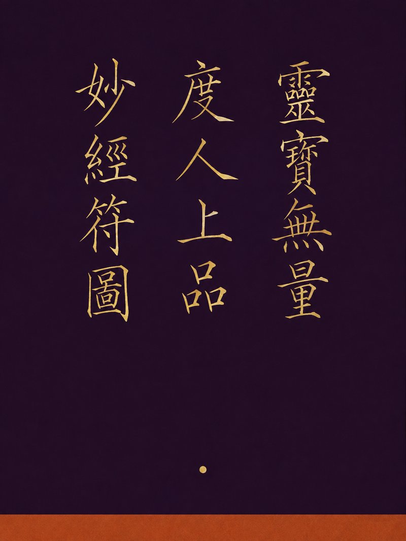 灵宝无量度人上品妙经符图