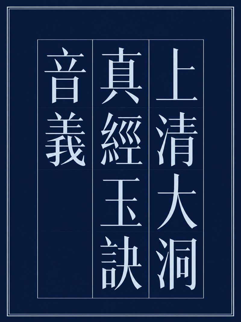 上清大洞真经玉诀音义