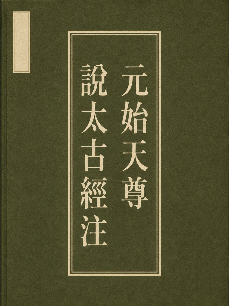 元始天尊说太古经注