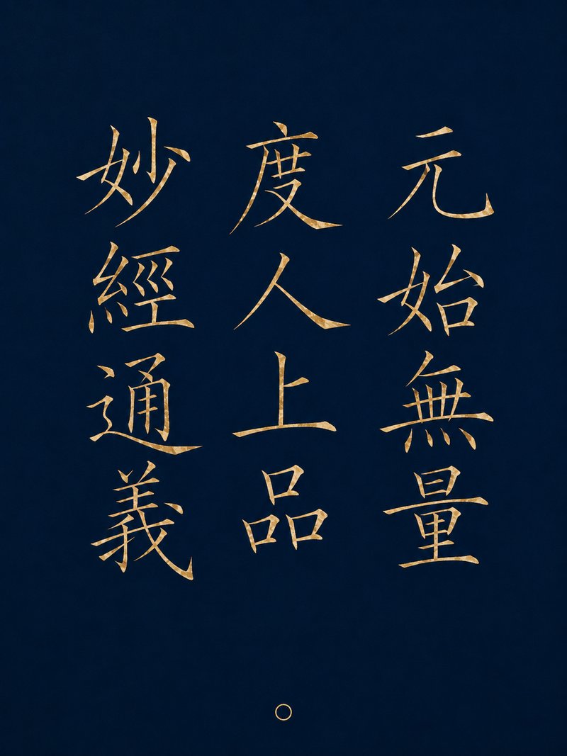 元始无量度人上品妙经通义