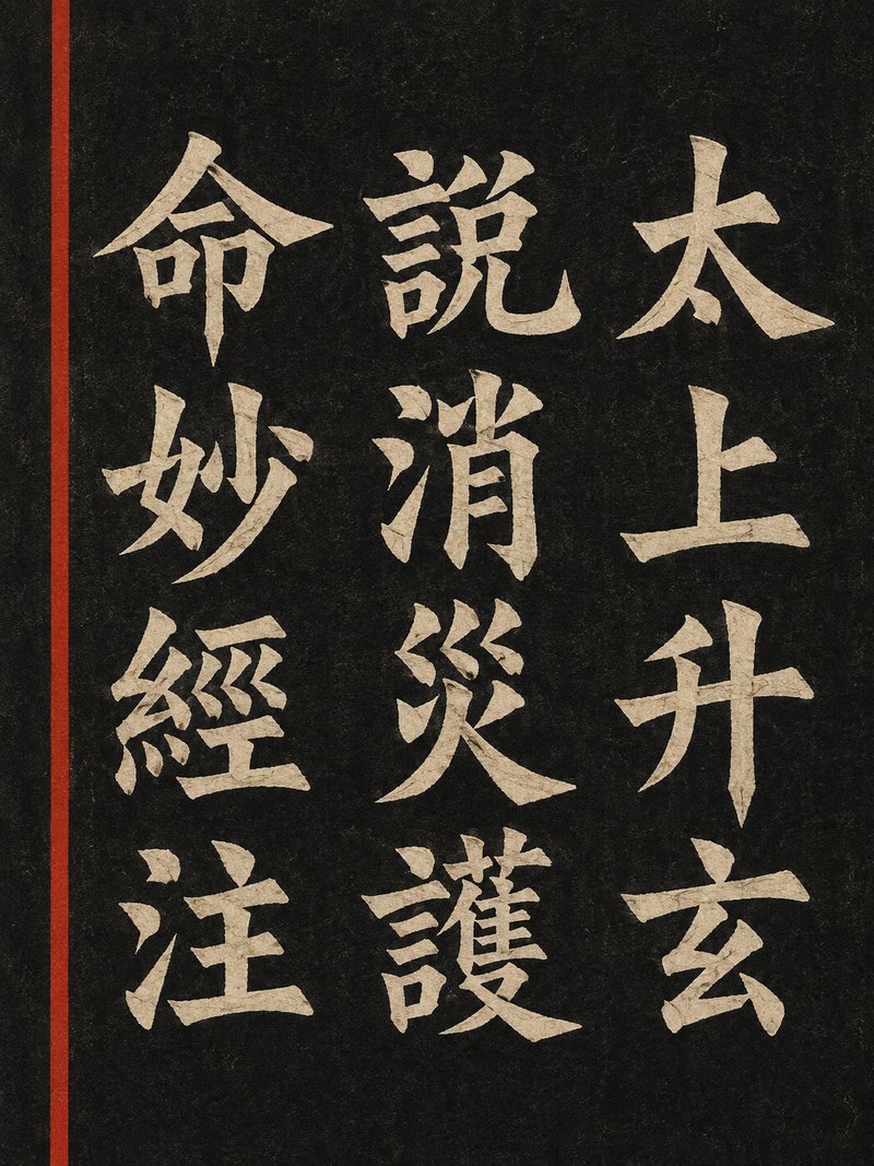 太上升玄说消灾护命妙经注