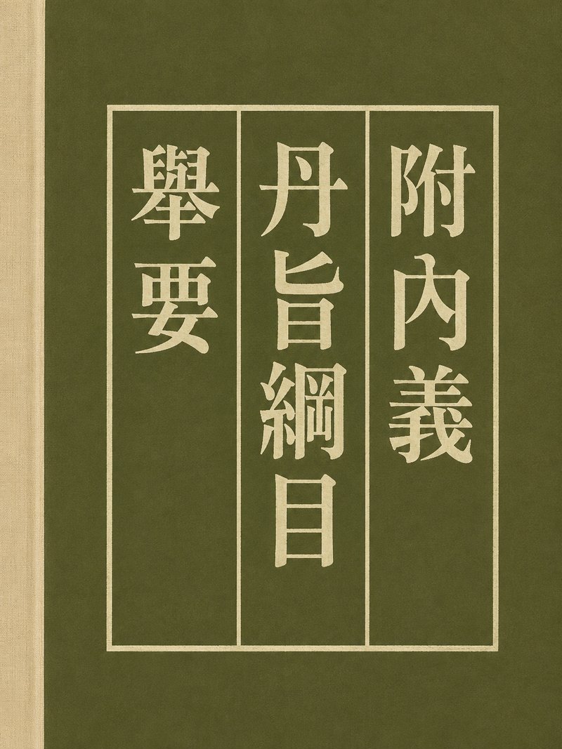 附内义丹旨纲目举要
