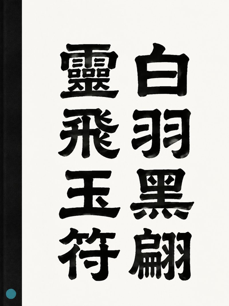 白羽黑翩灵飞玉符