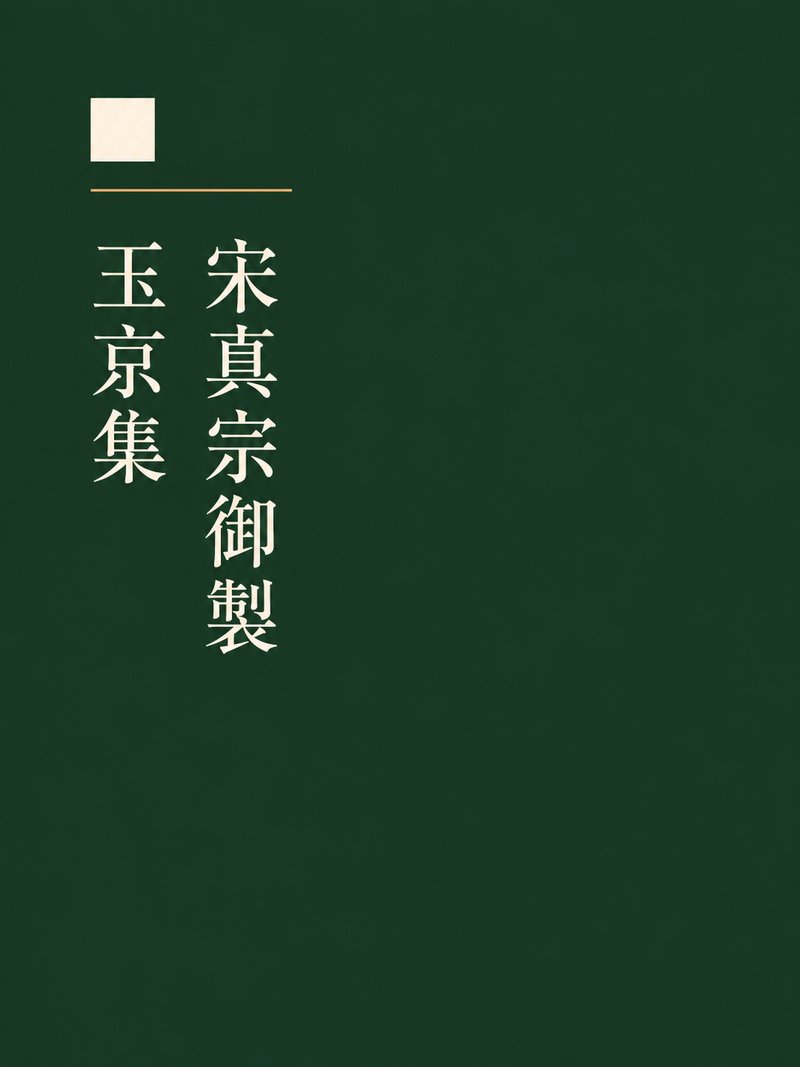 宋真宗御制玉京集