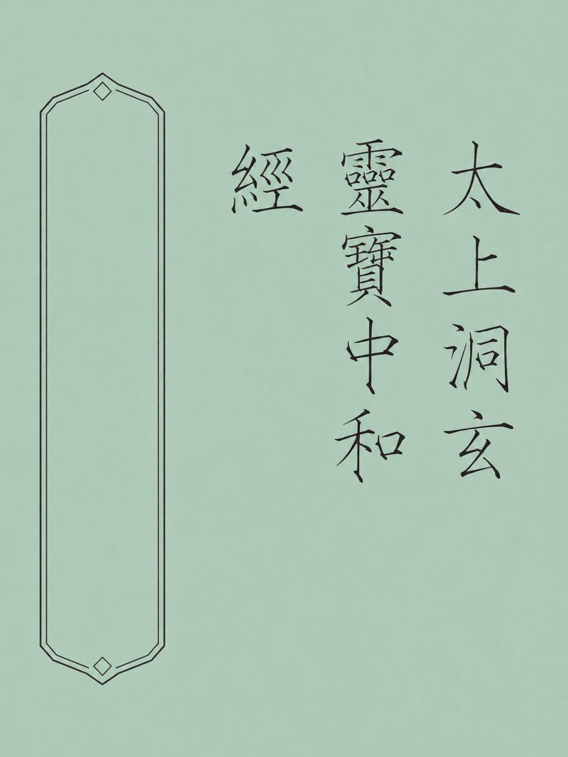 太上洞玄灵宝中和经