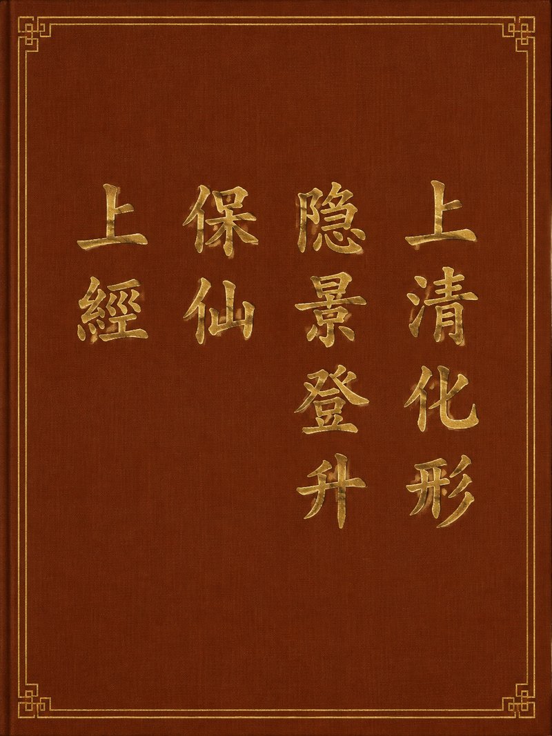 上清化形隐景登升保仙上经