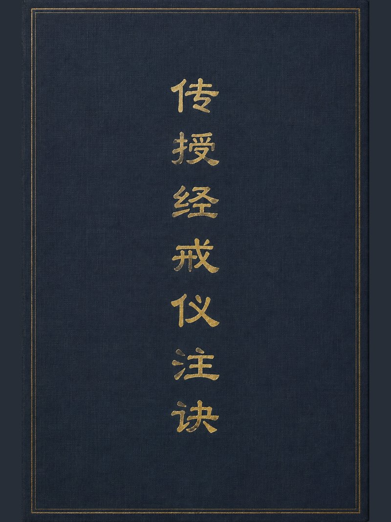 传授经戒仪注诀