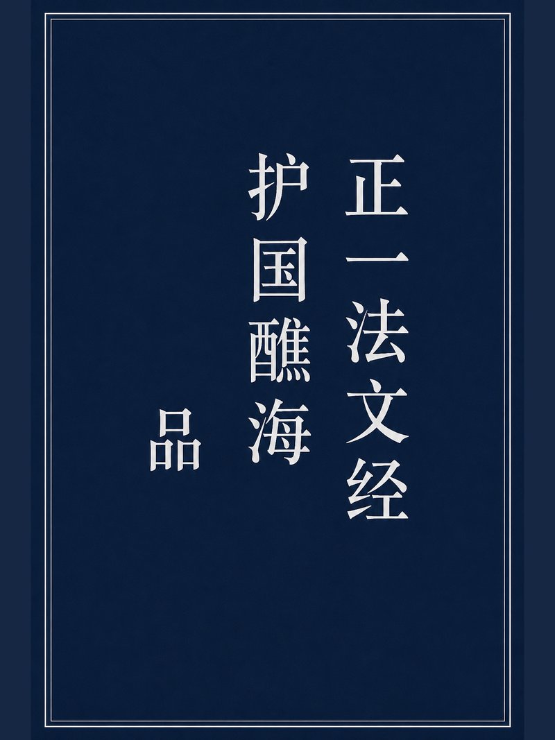 正一法文经护国醮海品