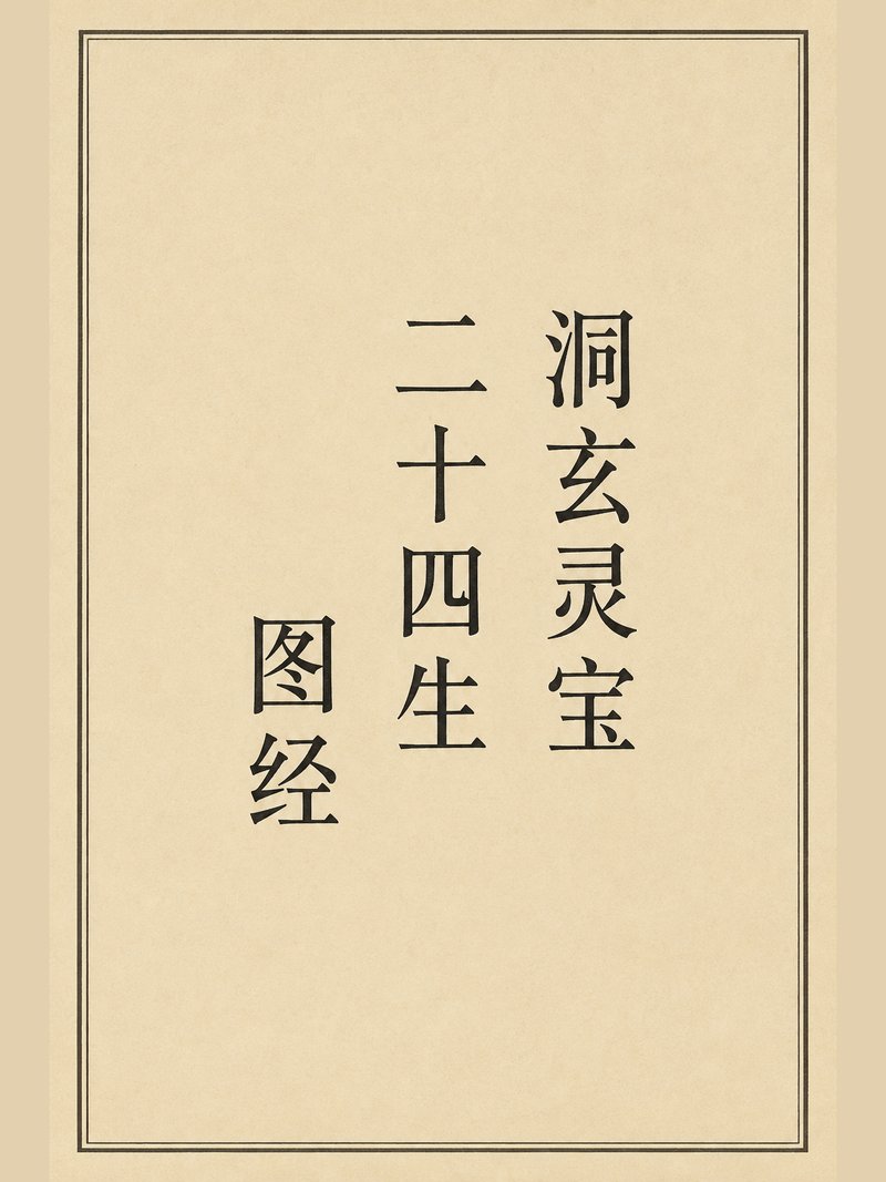洞玄灵宝二十四生图经