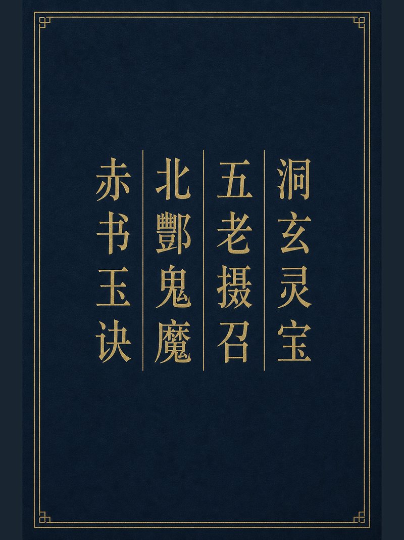 洞玄灵宝五老摄召北酆鬼魔赤书玉诀