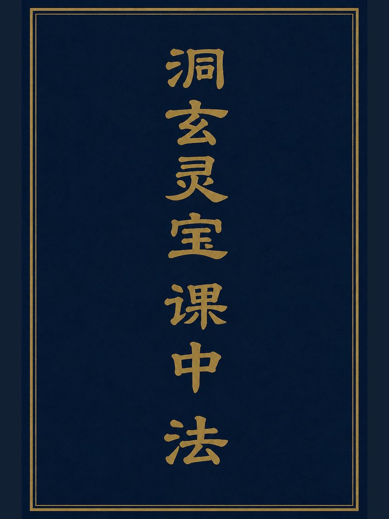洞玄灵宝课中法
