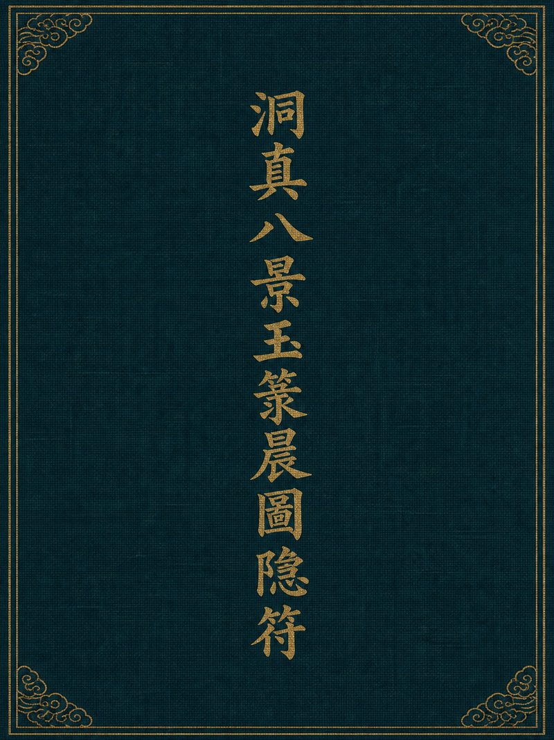 洞真八景玉箓晨图隐符