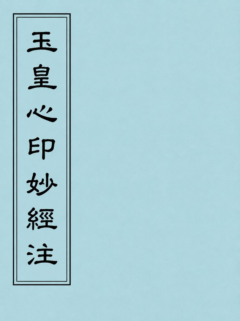 玉皇心印妙经注