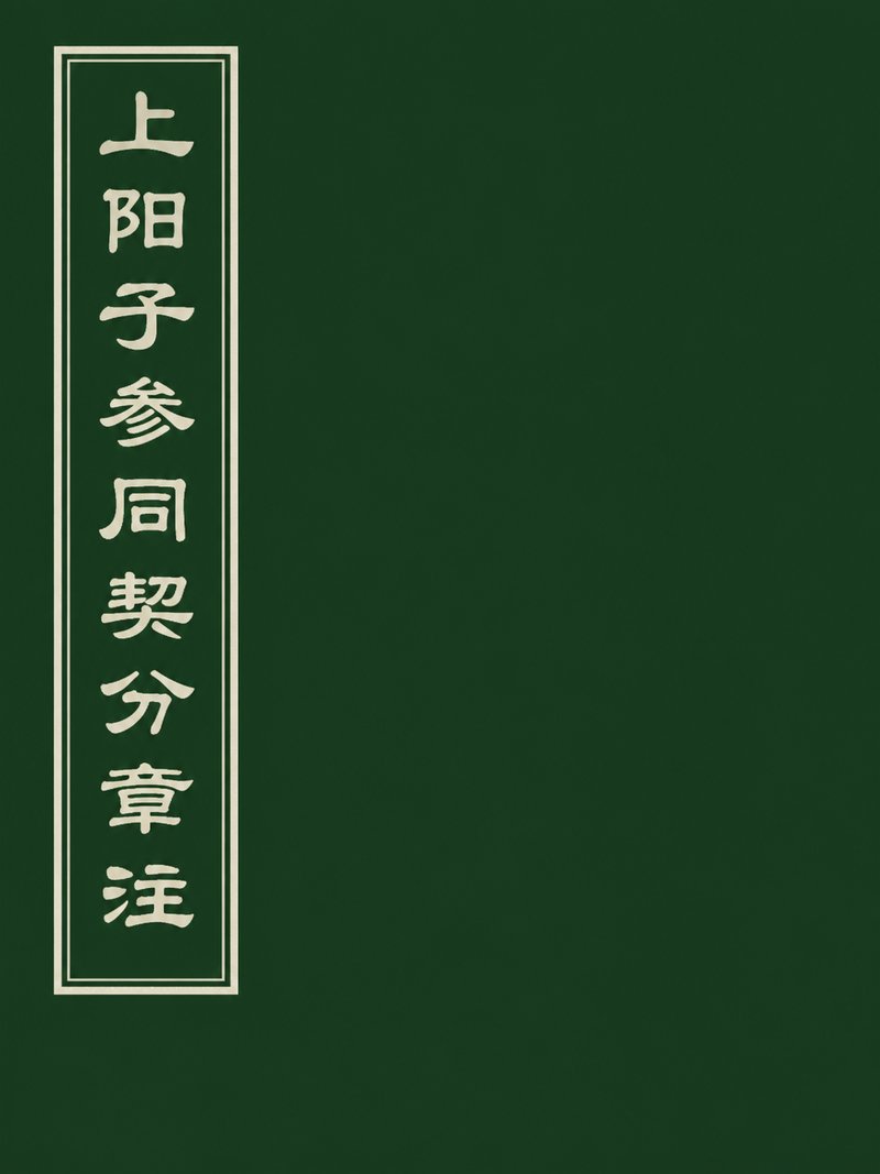上阳子参同契分章注