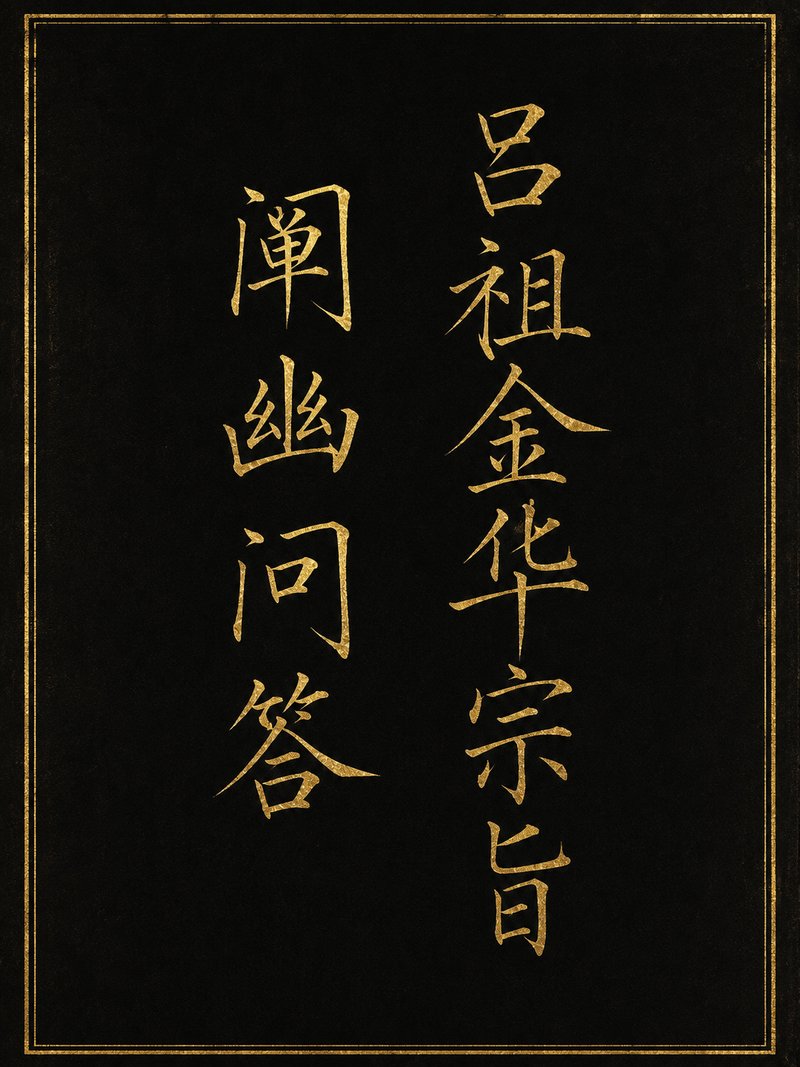 吕祖金华宗旨阐幽问答