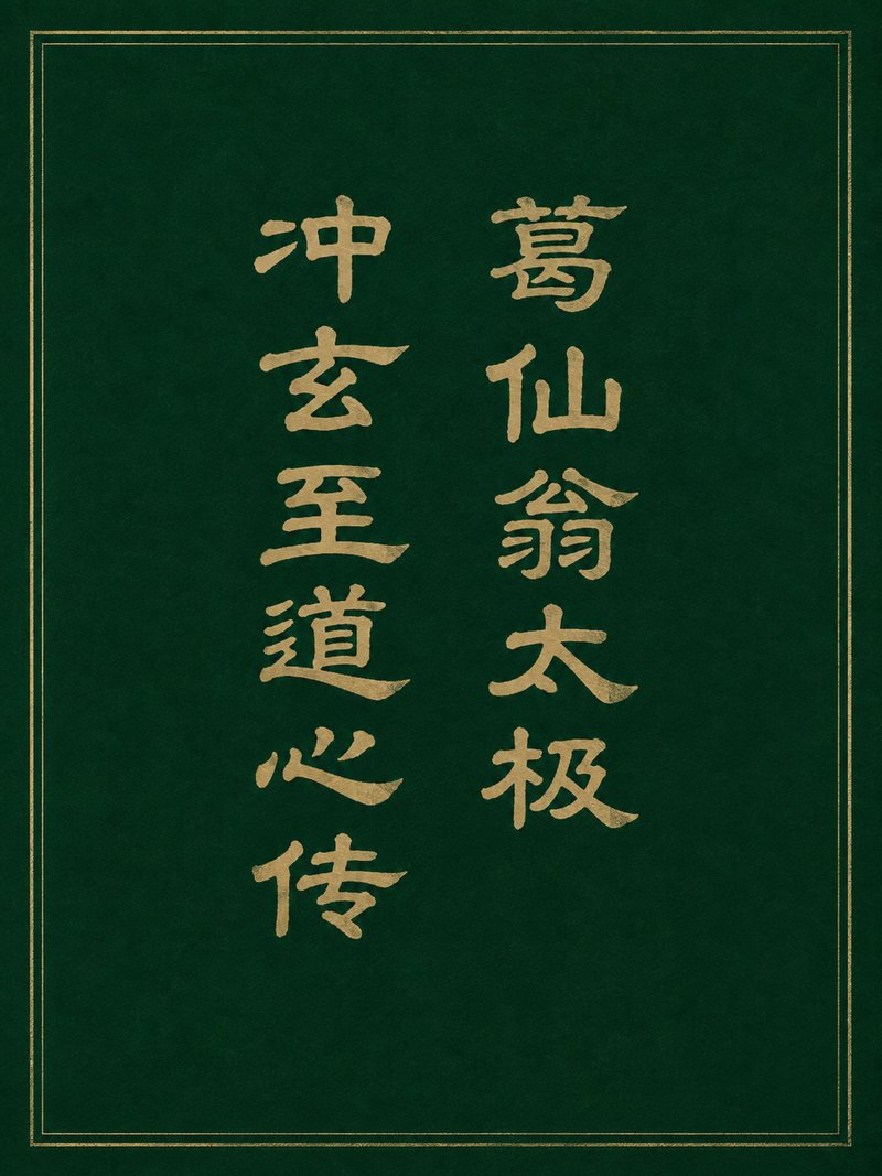葛仙翁太极冲玄至道心传