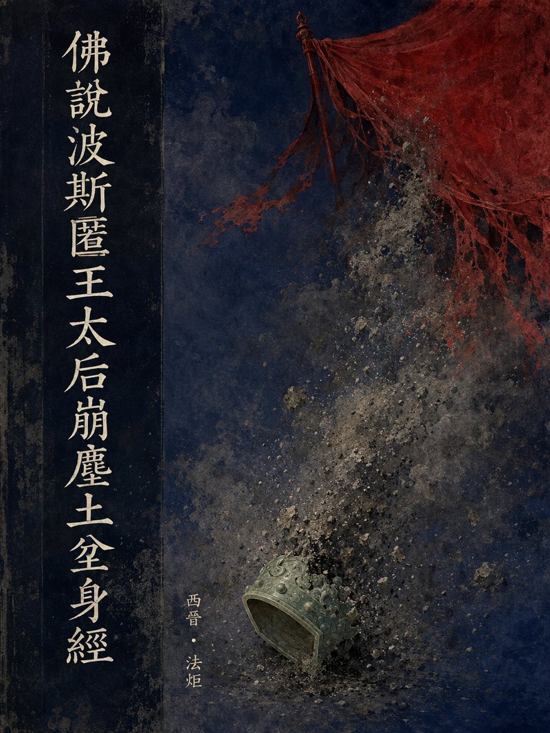 佛说波斯匿王太后崩尘土坌身经
