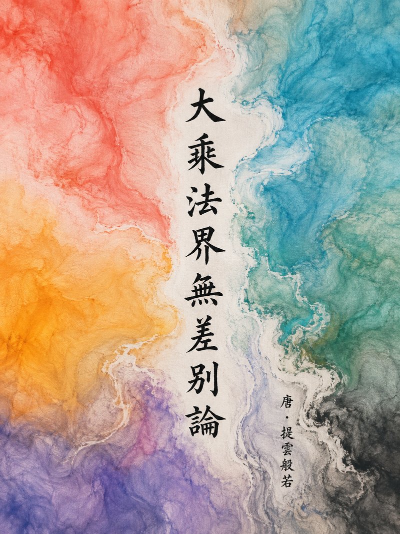 大乘法界无差别论
