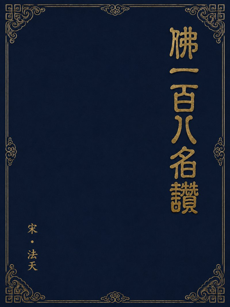 佛一百八名赞