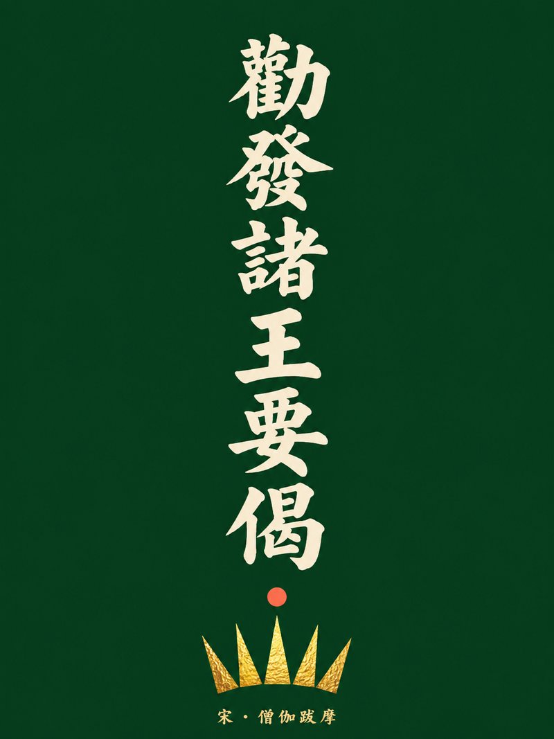 劝发诸王要偈