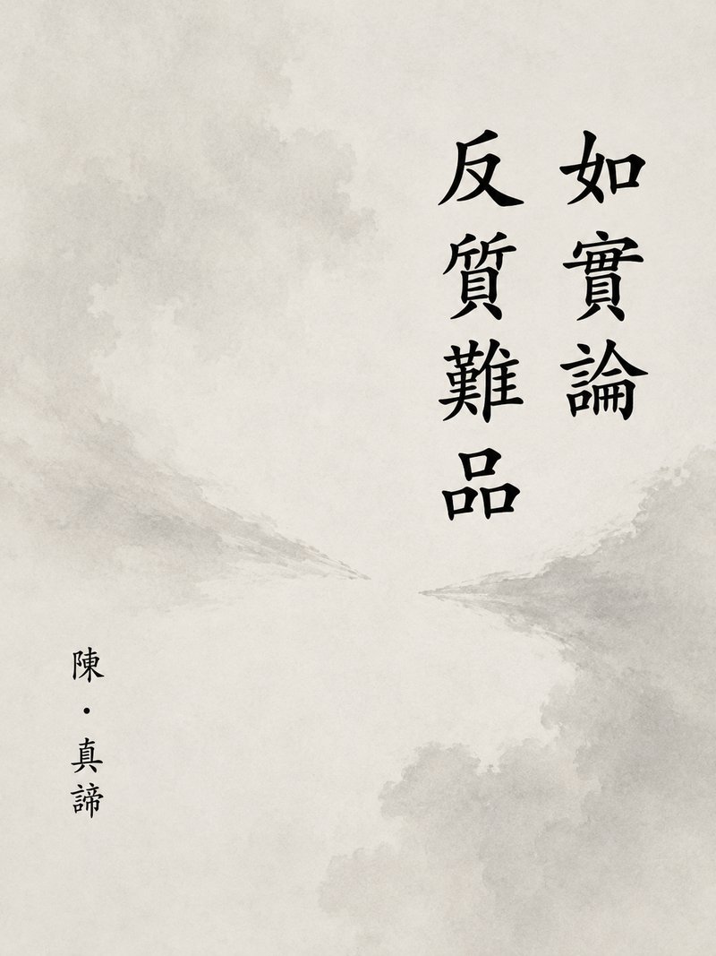 如实论反质难品