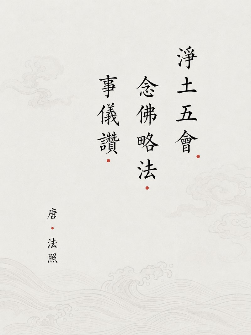 净土五会念佛略法事仪赞