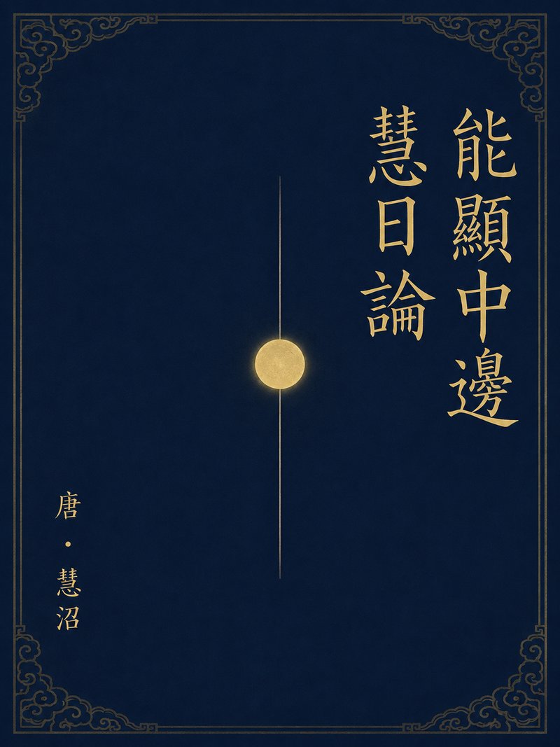 能显中边慧日论