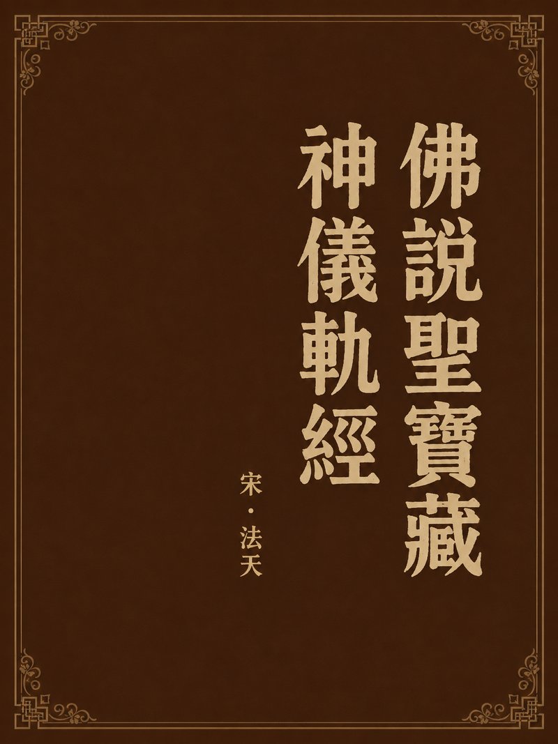 佛说圣宝藏神仪轨经