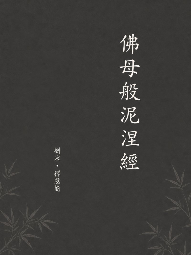 佛母般泥洹经