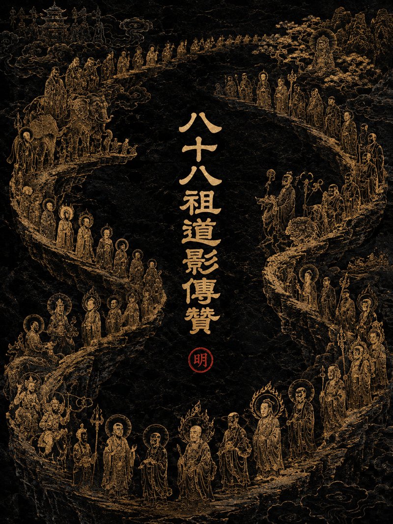 八十八祖道影传赞