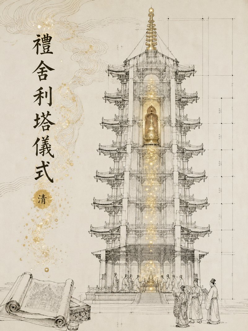 礼舍利塔仪式