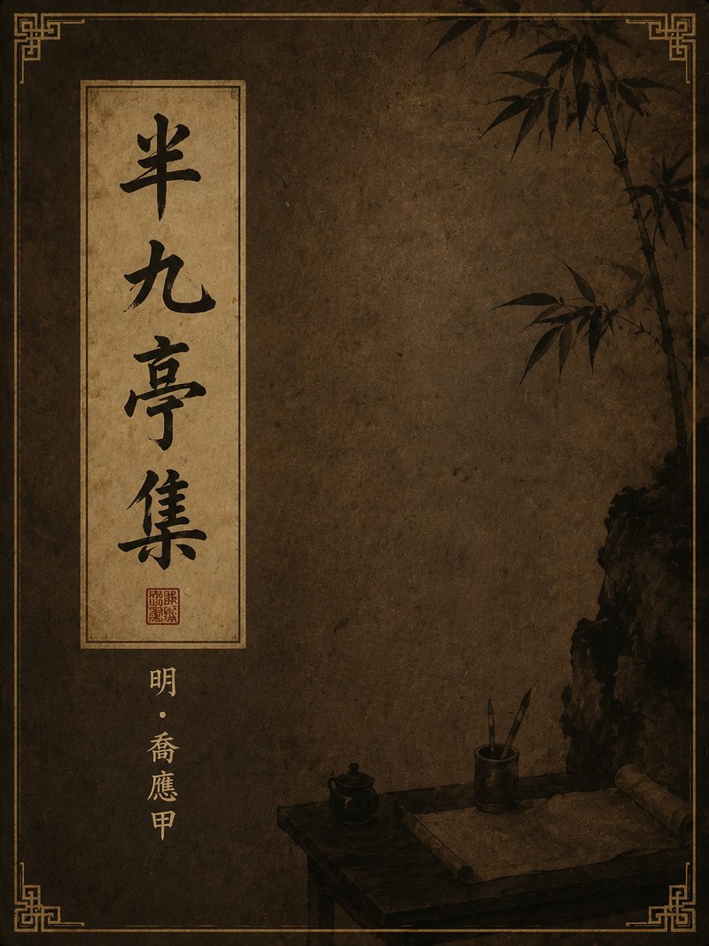 半九亭集