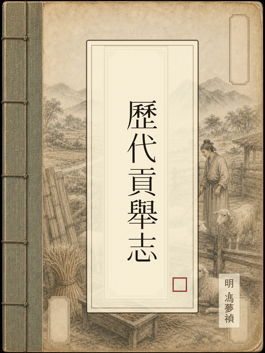 历代贡举志