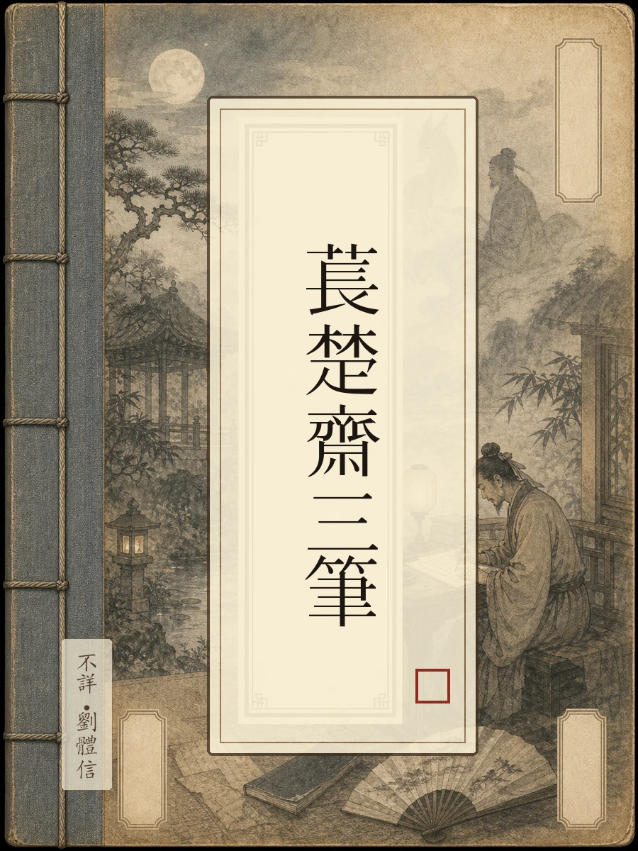 苌楚斋三笔