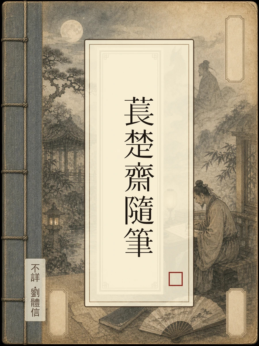 苌楚斋随笔