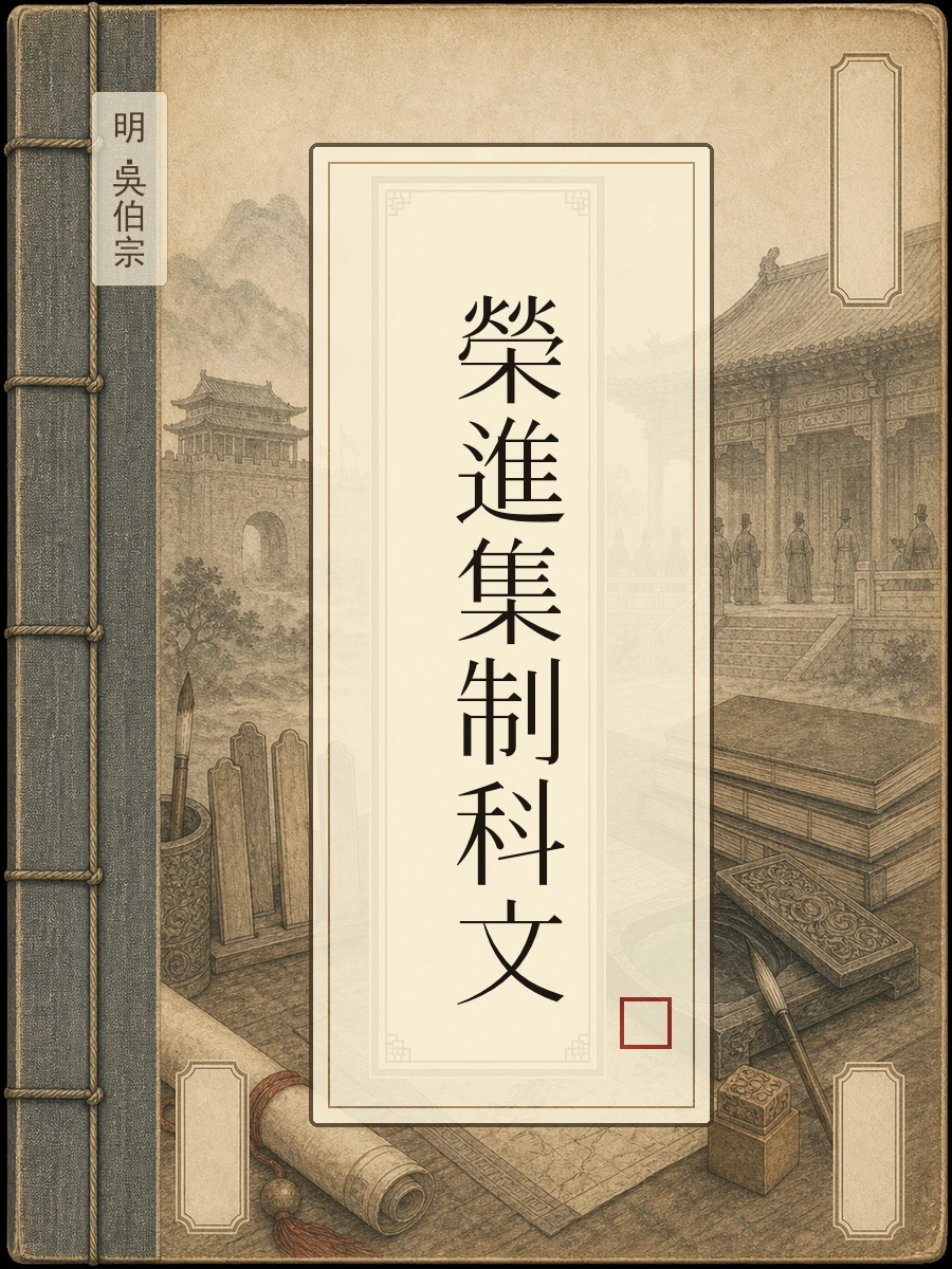 荣进集制科文