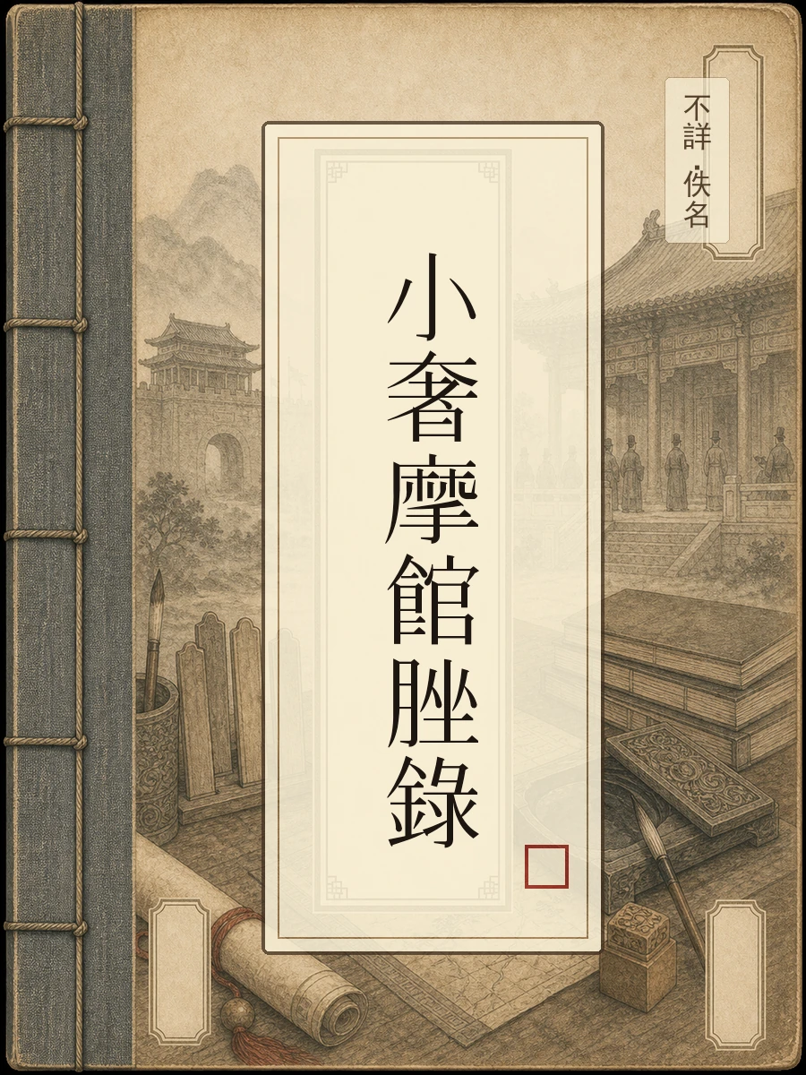 小奢摩馆脞录