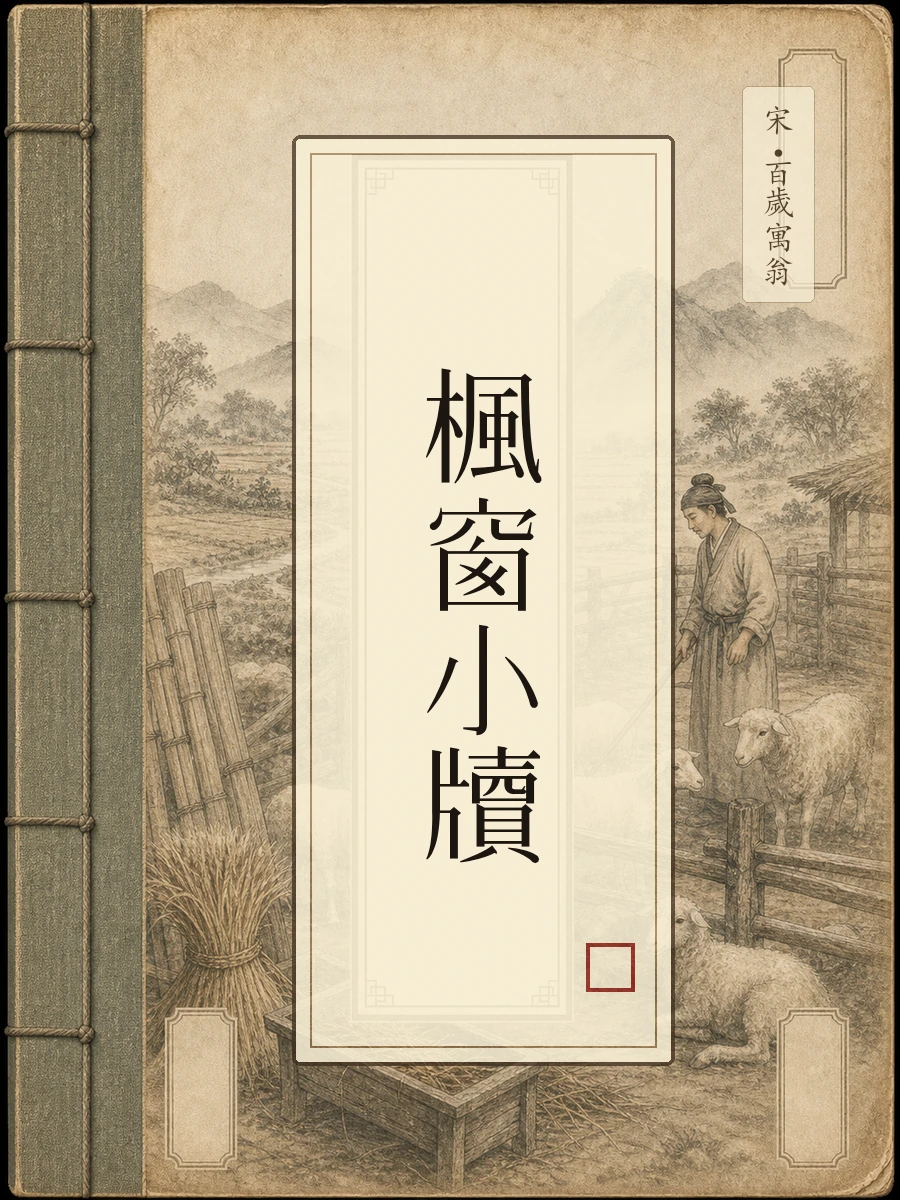 枫窗小牍