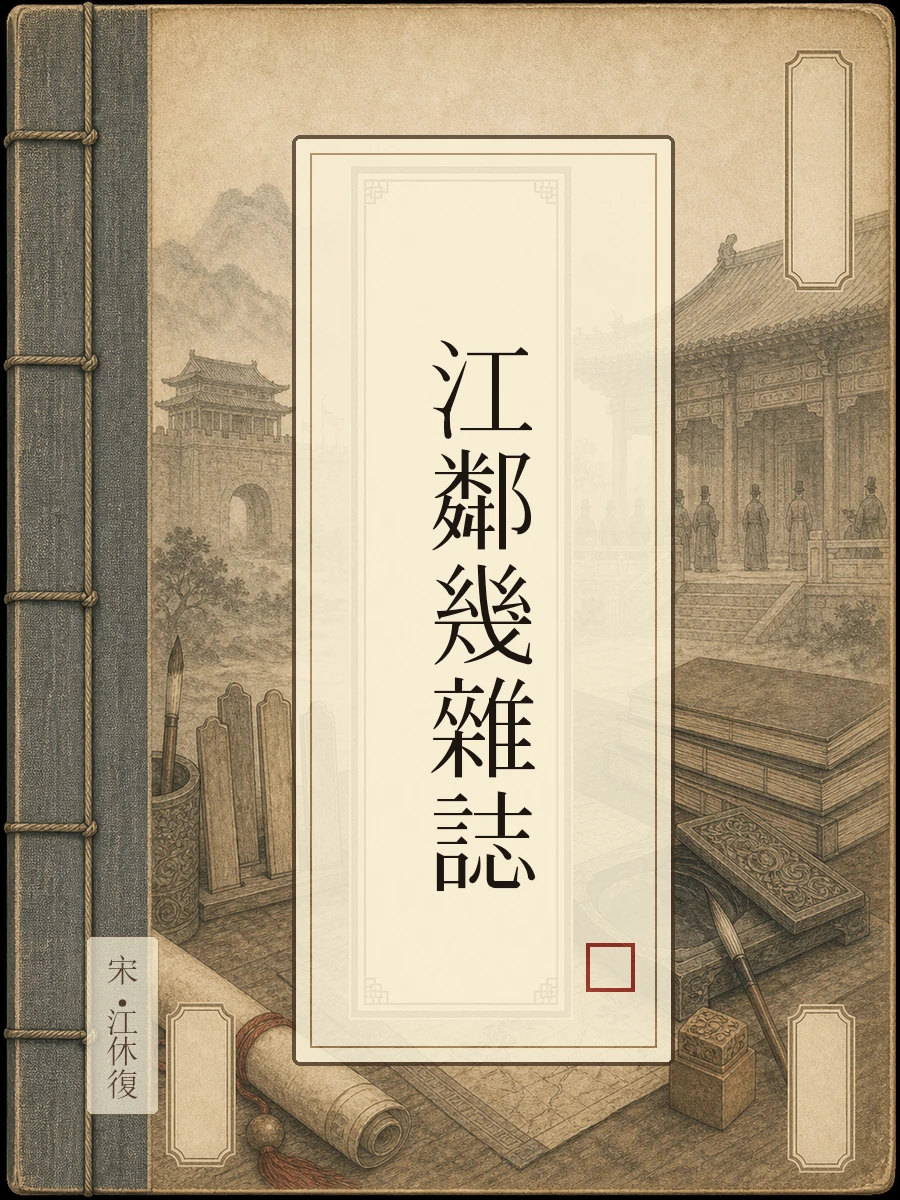 江邻幾杂志